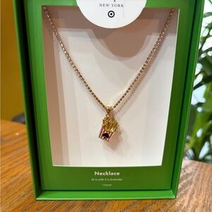 Kate Spade French Fry Pendant Necklace